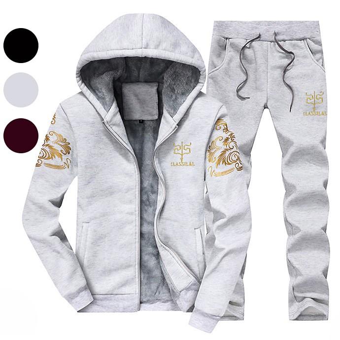 スウェット ジャージ メンズ 裏起毛 セットアップ 2点セット ジャージパンツ ボア おしゃれ 長袖 カジュアル秋冬 韓国風 4色 スポーツ 17超人気