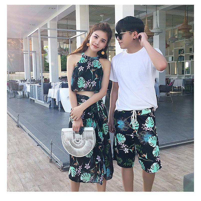 水着 レディース メンズ 男 女 お揃い 体型カバー メンズ サーフパンツ ペア水着 夏休み 海水浴 温泉 新婚旅行 Syi07 Sami 通販 Yahoo ショッピング