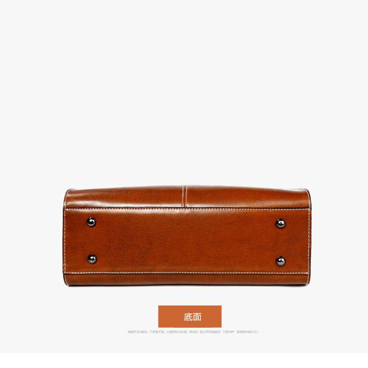 本革 トートバッグ レディース 斜めがけ 人気  2way OL 通勤 大容量 多収納ポケット ビジネスバッグ プレゼント 大人バッグ 送料無料 |  | 12