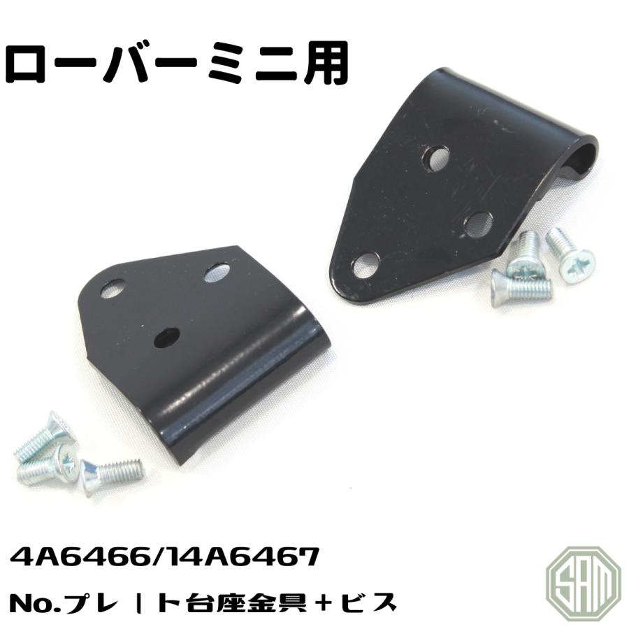 ローバーミニ ナンバー ブラケット用 金具 ビス セット 4A6466