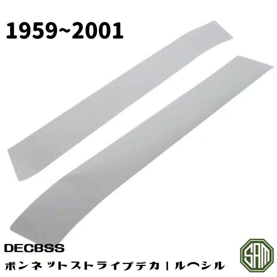 ローバーミニ ボンネットストライプ デカール シルバー クーパー 2枚セット DECBSS : SAMIMPORT - 通販 - Yahoo ...