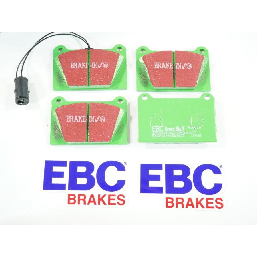 ローバーミニ 4ポット ブレーキパッド EBC製 GREEN 新品 EBCDP2627