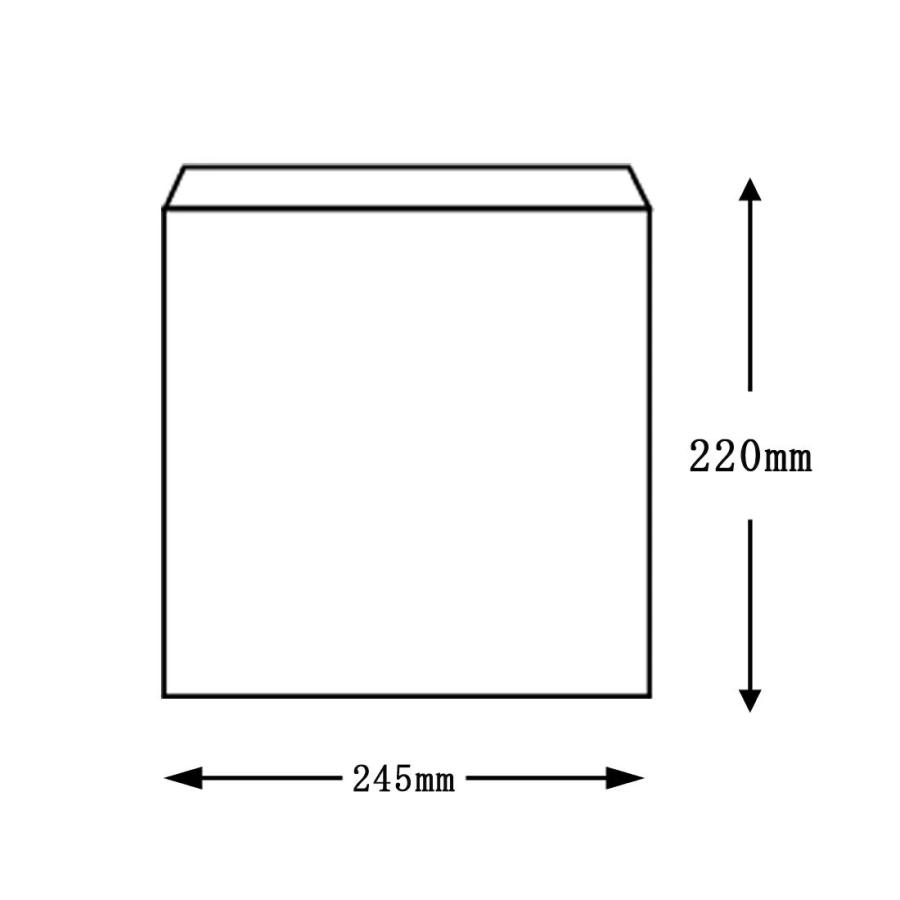 平袋　クラフト小　ヒモ付　巾245×高さ220mm（3,000枚セット）
