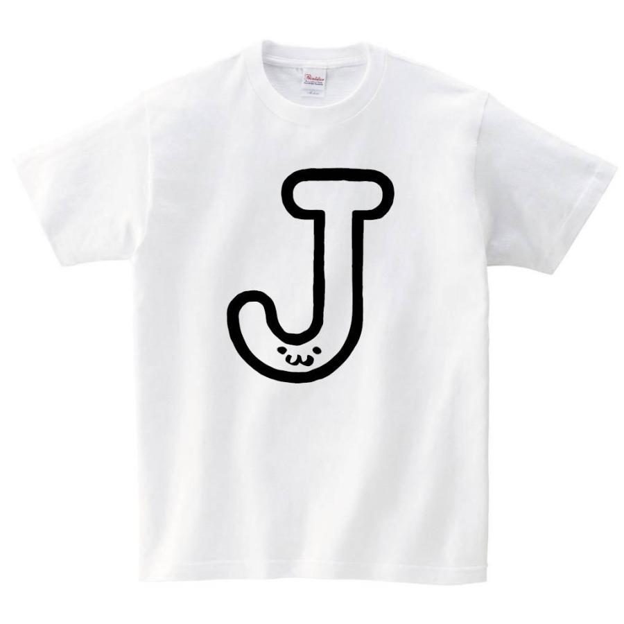 J ジェー アルファベット 記号 文字 筆絵 イラスト 半袖tシャツ Al010ht サモエスキー 通販 Yahoo ショッピング