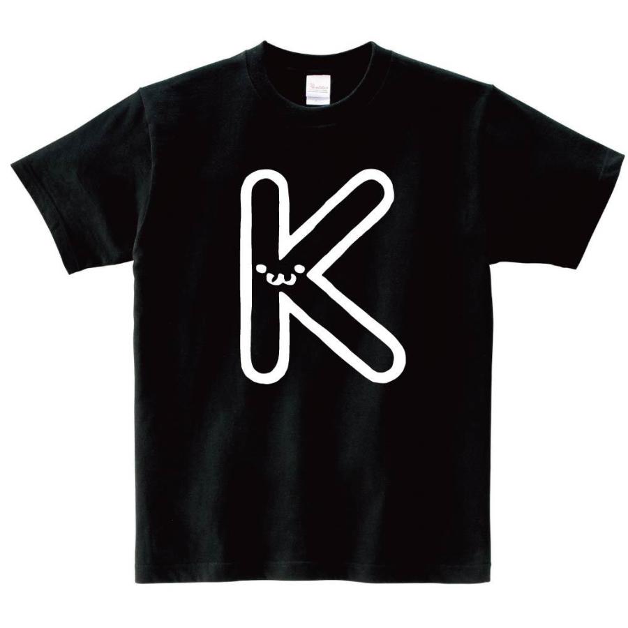 K ケー アルファベット 記号 文字 筆絵 イラスト 半袖tシャツ Al011ht サモエスキー 通販 Yahoo ショッピング