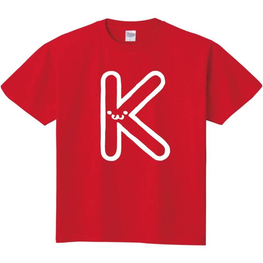 K ケー アルファベット 記号 文字 筆絵 イラスト 半袖tシャツ Al011ht サモエスキー 通販 Yahoo ショッピング