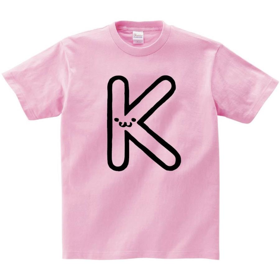 K ケー アルファベット 記号 文字 筆絵 イラスト 半袖tシャツ Al011ht サモエスキー 通販 Yahoo ショッピング