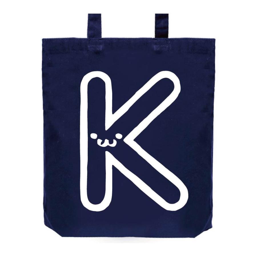 K ケー アルファベット 記号 文字 筆絵 イラスト トートバッグ Al011tb サモエスキー 通販 Yahoo ショッピング