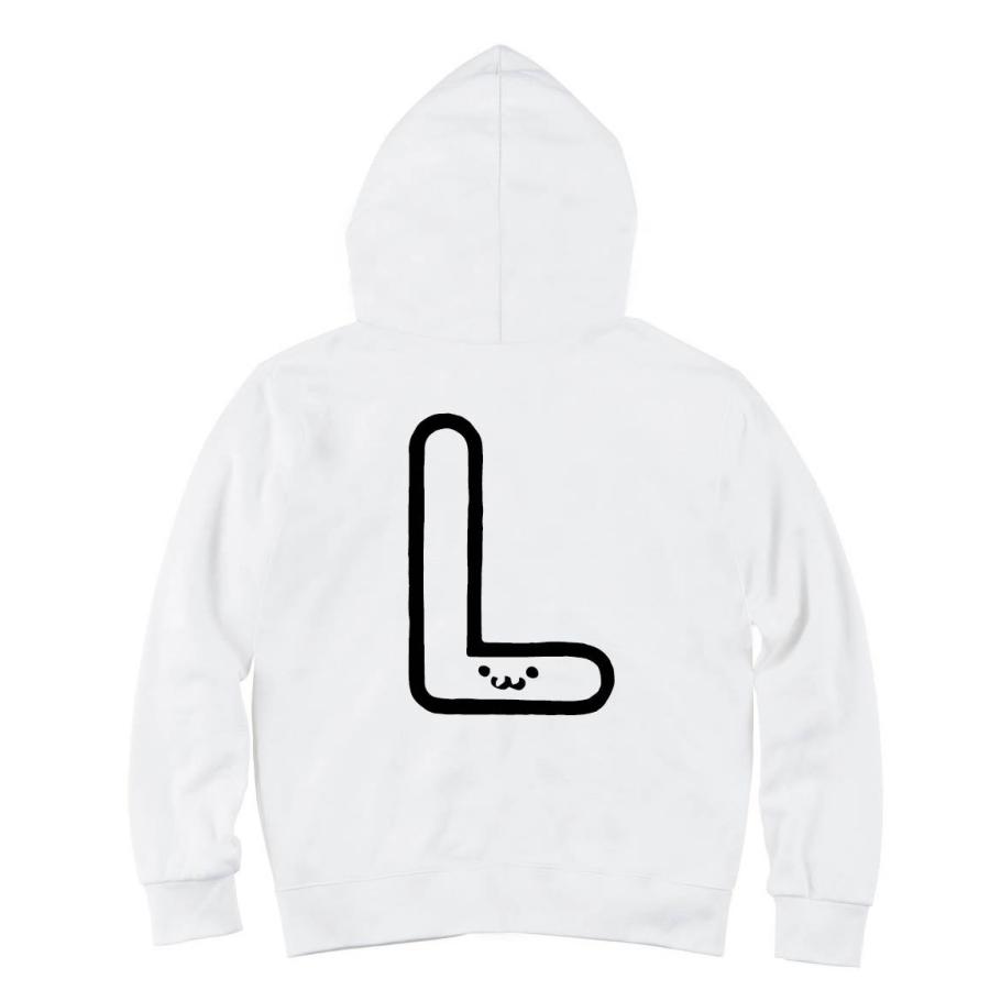 L エル アルファベット 記号 文字 筆絵 イラスト ジップパーカー Al012zp サモエスキー 通販 Yahoo ショッピング