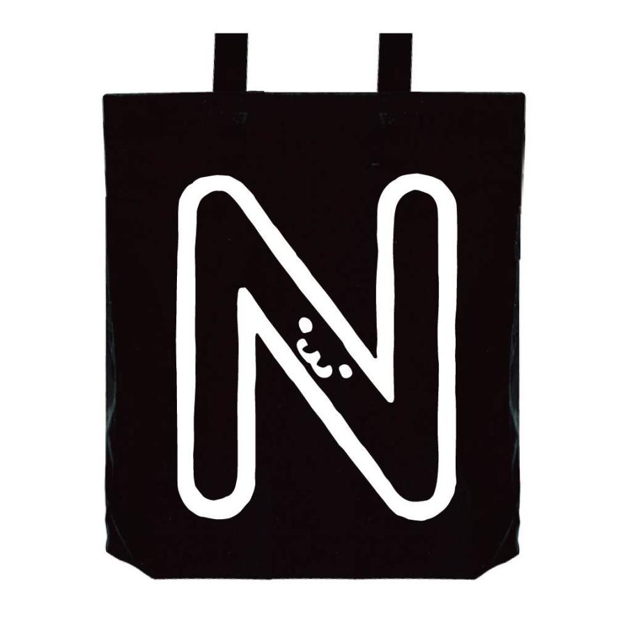 N エヌ アルファベット 記号 文字 筆絵 イラスト トートバッグ Al014tb サモエスキー 通販 Yahoo ショッピング