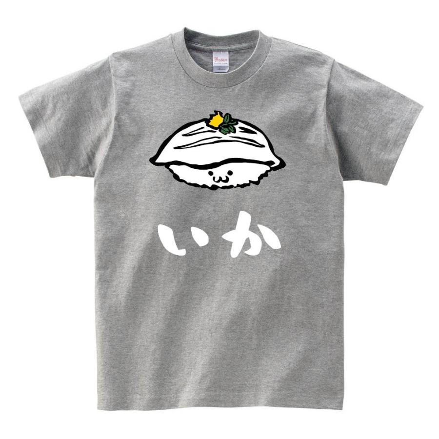 いか イカ 烏賊 握り 寿司 ネタ おすし 筆絵 イラスト カラー 半袖tシャツ Ci145ht サモエスキー 通販 Yahoo ショッピング