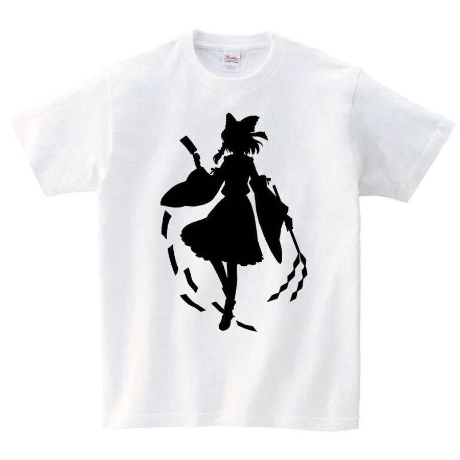 博麗 霊夢 東方 シルエット 影絵 イラスト 半袖tシャツ Ei001ht サモエスキー 通販 Yahoo ショッピング