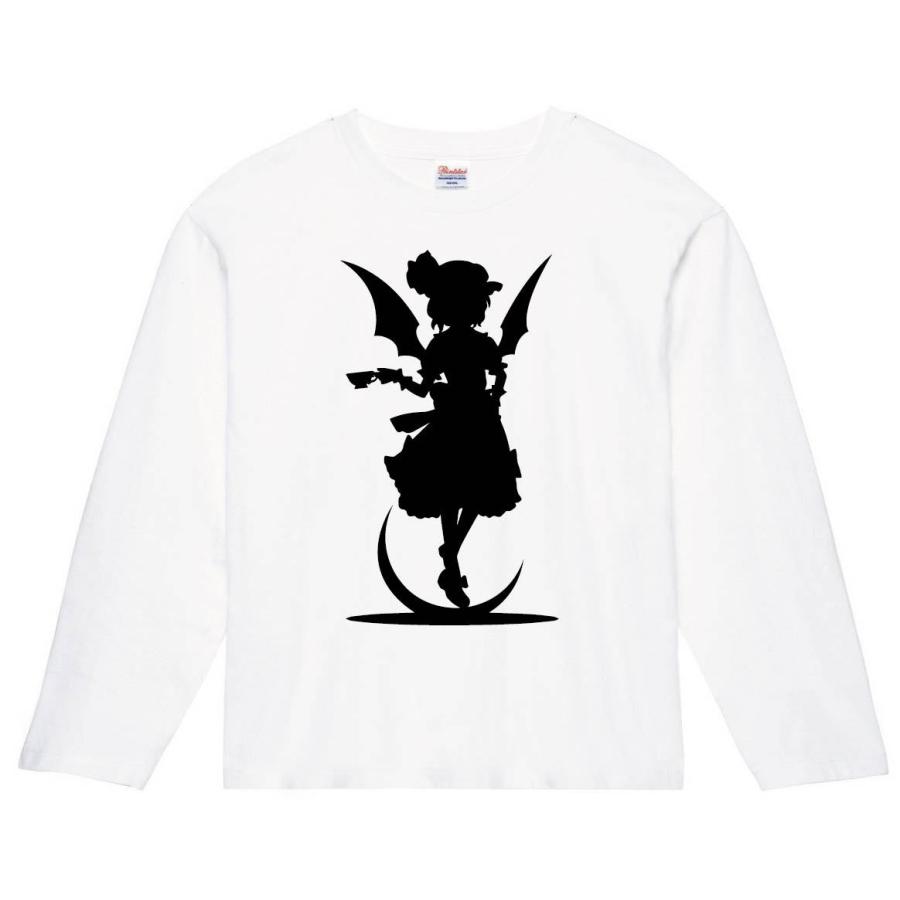 レミリア スカーレット 東方 シルエット 影絵 イラスト 長袖tシャツ Ei004nt サモエスキー 通販 Yahoo ショッピング