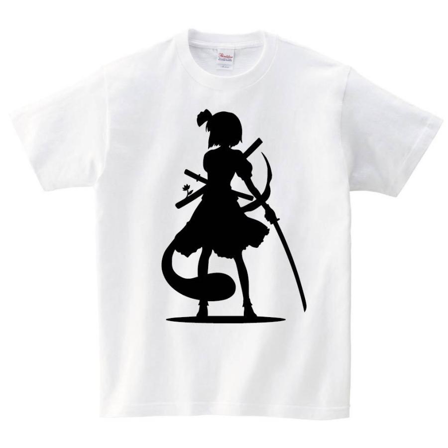 魂魄 妖夢 東方 シルエット 影絵 イラスト 半袖tシャツ Ei006ht サモエスキー 通販 Yahoo ショッピング