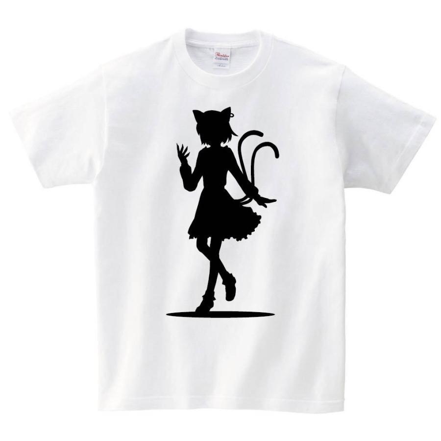 橙 チェン 東方 シルエット 影絵 イラスト 半袖tシャツ Ei019ht サモエスキー 通販 Yahoo ショッピング