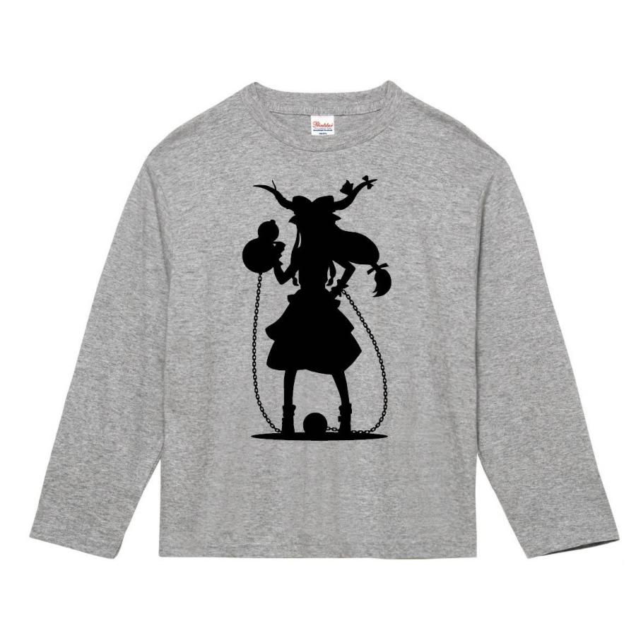 伊吹 萃香 東方 シルエット 影絵 イラスト 長袖tシャツ Ei0nt サモエスキー 通販 Yahoo ショッピング