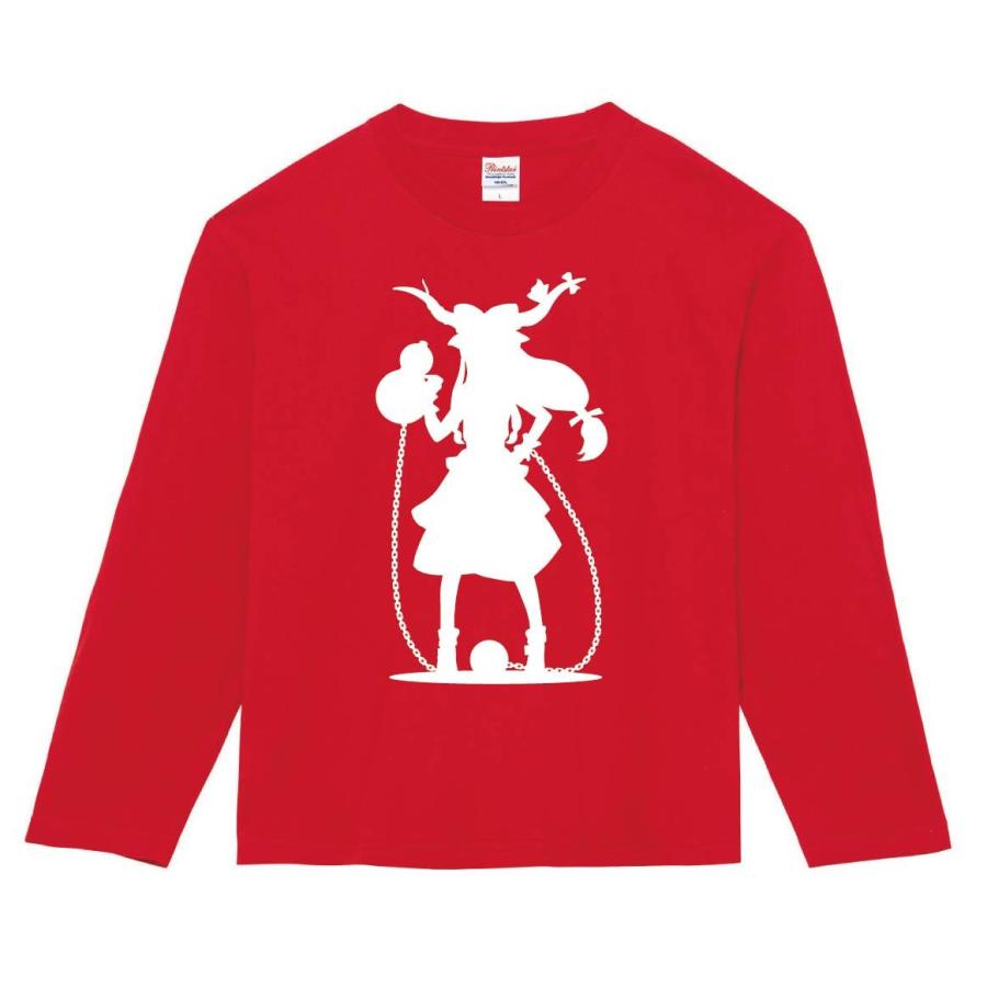 伊吹 萃香 東方 シルエット 影絵 イラスト 長袖tシャツ Ei0nt サモエスキー 通販 Yahoo ショッピング