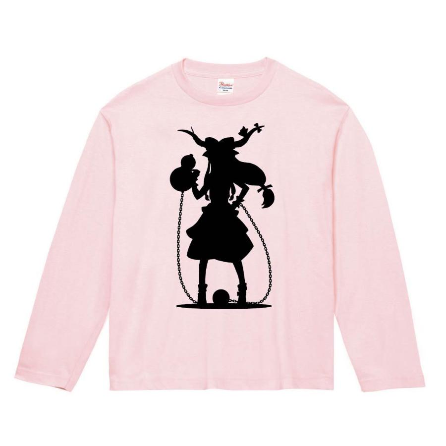 伊吹 萃香 東方 シルエット 影絵 イラスト 長袖tシャツ Ei0nt サモエスキー 通販 Yahoo ショッピング