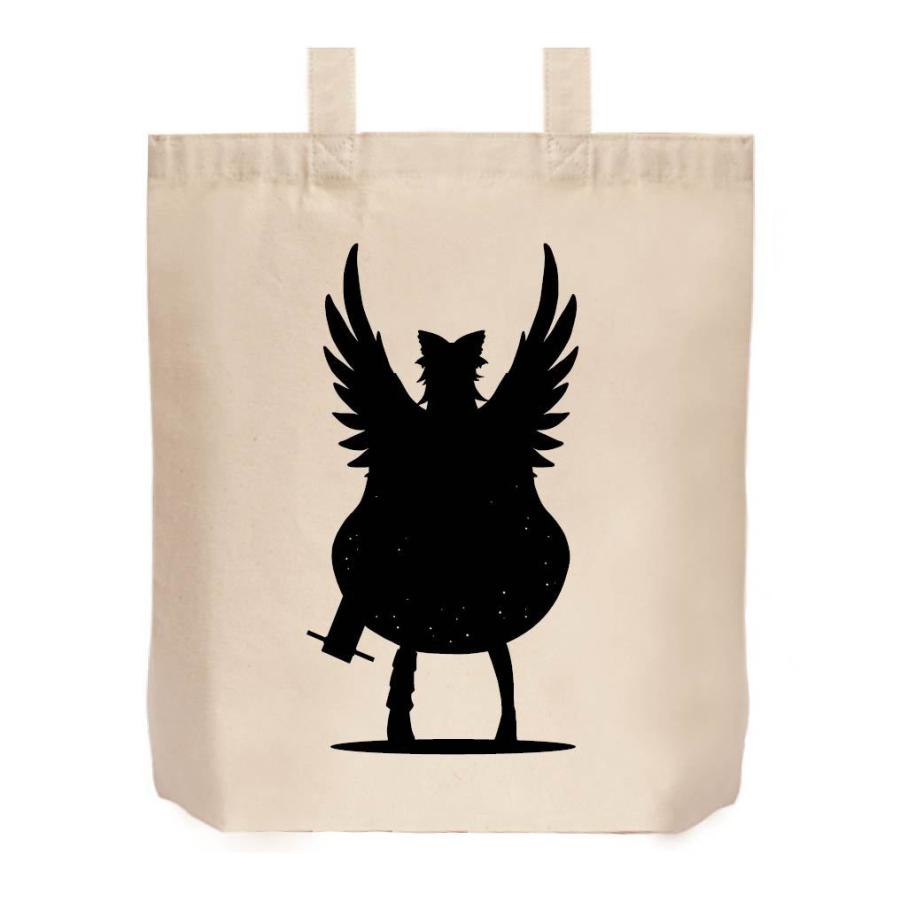 霊烏路 空 東方 シルエット 影絵 イラスト トートバッグ Ei022tb サモエスキー 通販 Yahoo ショッピング