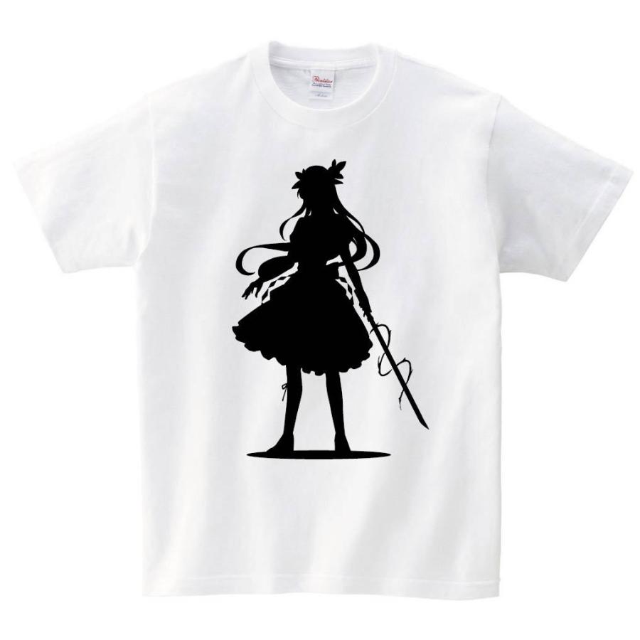 比那名居 天子 東方 シルエット 影絵 イラスト 半袖tシャツ Ei026ht サモエスキー 通販 Yahoo ショッピング