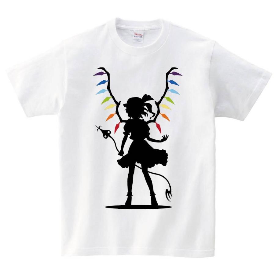 フランドール スカーレット 東方 シルエット 影絵 イラスト カラー 半袖tシャツ Fi005ht サモエスキー 通販 Yahoo ショッピング