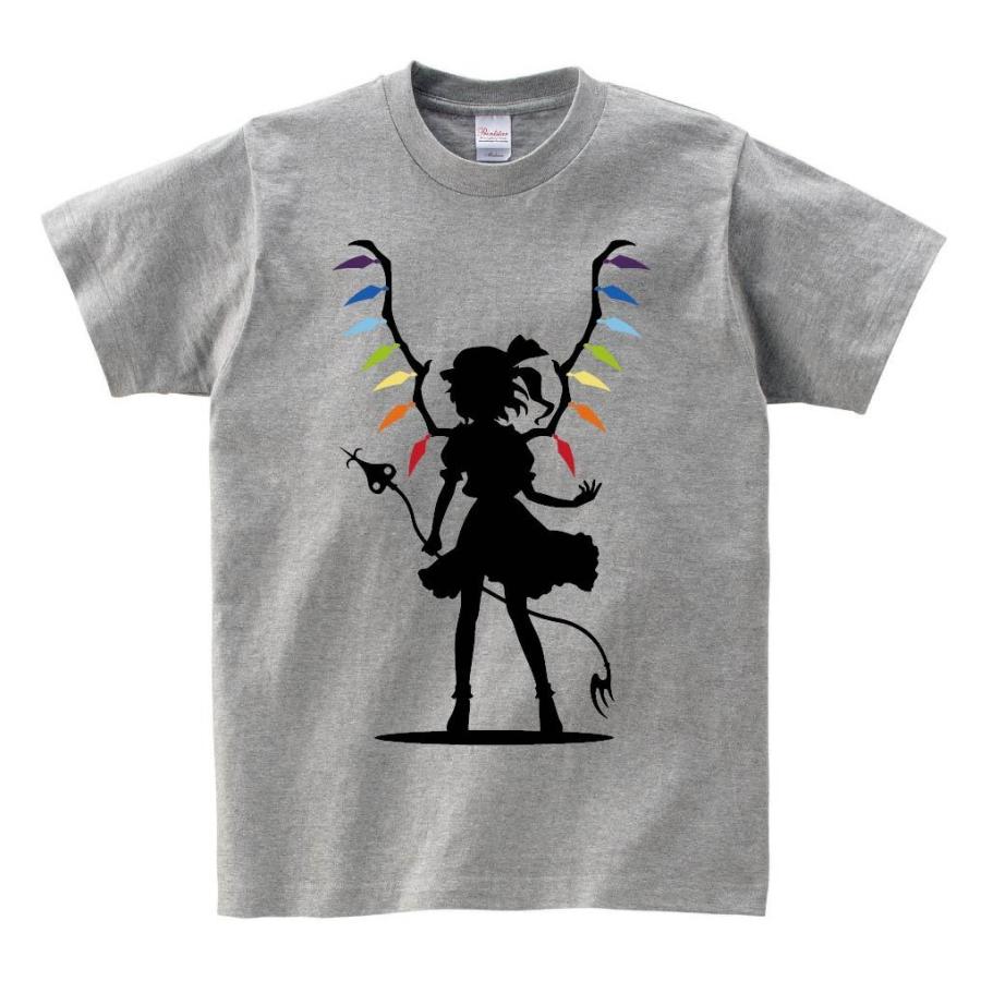 フランドール スカーレット 東方 シルエット 影絵 イラスト カラー 半袖tシャツ Fi005ht サモエスキー 通販 Yahoo ショッピング