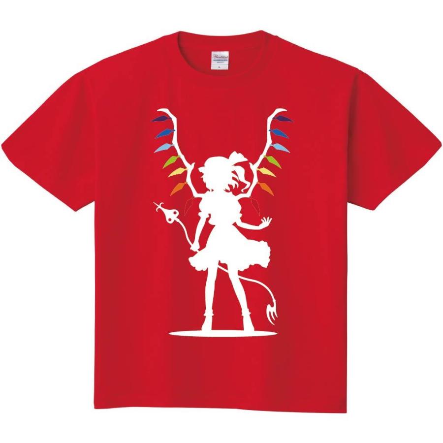 フランドール スカーレット 東方 シルエット 影絵 イラスト カラー 半袖tシャツ Fi005ht サモエスキー 通販 Yahoo ショッピング