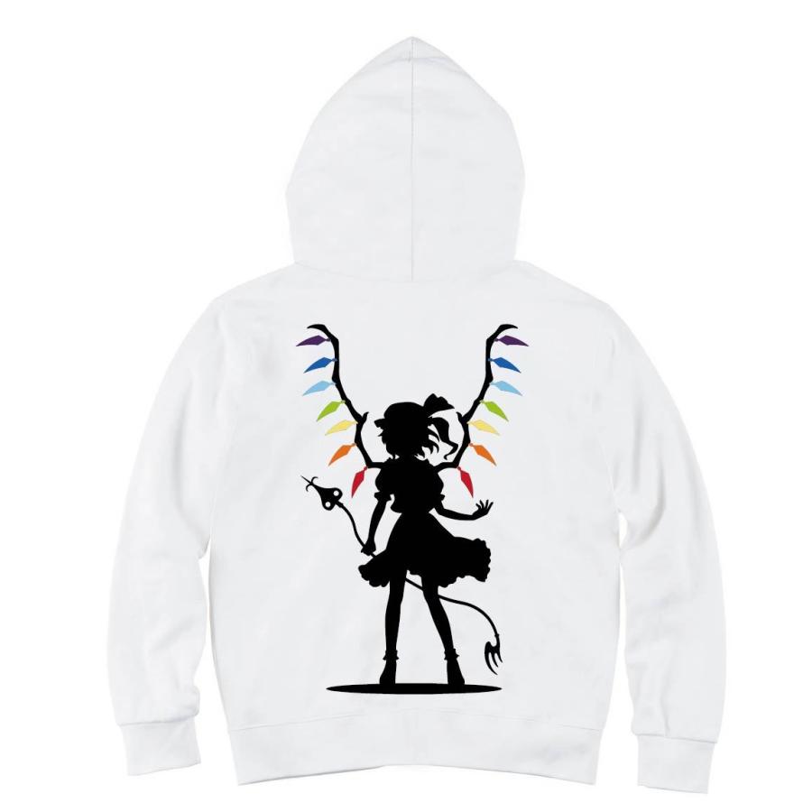 フランドール スカーレット 東方 シルエット 影絵 イラスト カラー ジップパーカー Fi005zp サモエスキー 通販 Yahoo ショッピング