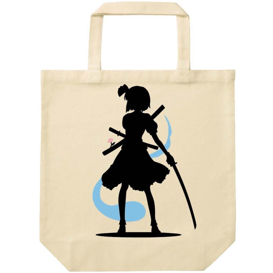 魂魄 妖夢 東方 シルエット 影絵 イラスト カラー トートバッグ Fi006tb サモエスキー 通販 Yahoo ショッピング