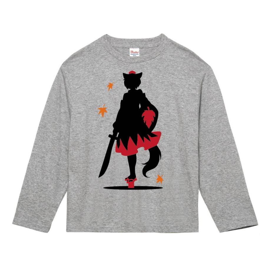 犬走 椛 東方 シルエット 影絵 イラスト カラー 長袖tシャツ Fi014nt サモエスキー 通販 Yahoo ショッピング