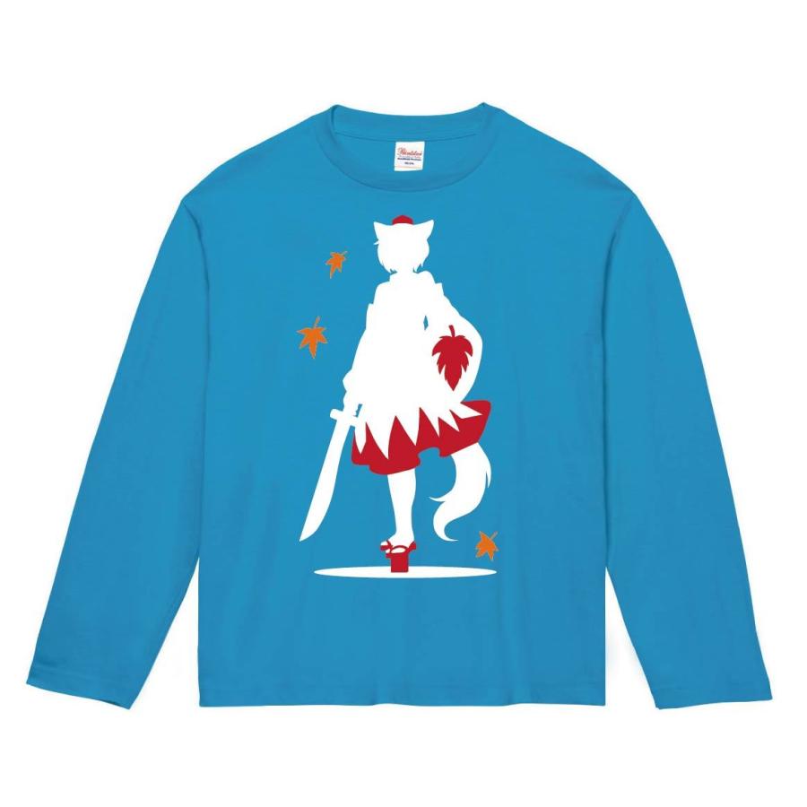 犬走 椛 東方 シルエット 影絵 イラスト カラー 長袖tシャツ Fi014nt サモエスキー 通販 Yahoo ショッピング