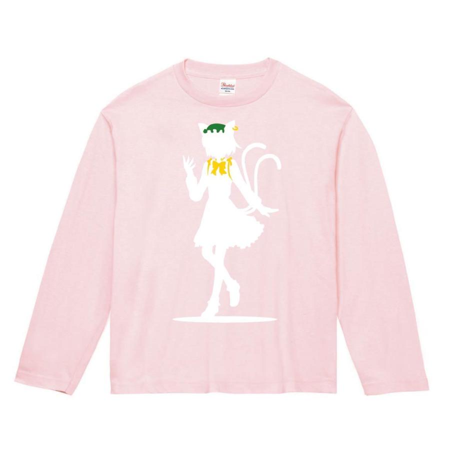 橙 チェン 東方 シルエット 影絵 イラスト カラー 長袖tシャツ Fi019nt サモエスキー 通販 Yahoo ショッピング