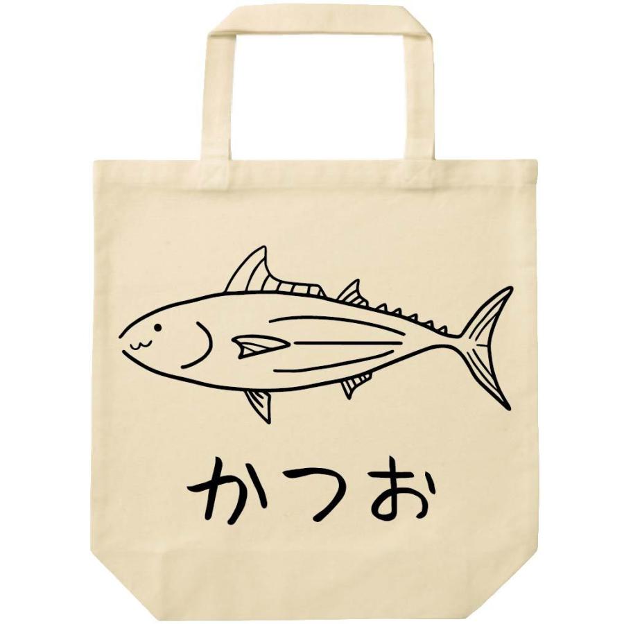 かつお 鰹 魚 イラスト トートバッグ Hi008tb サモエスキー 通販 Yahoo ショッピング