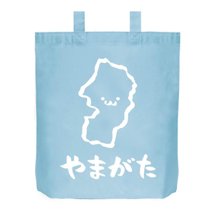 やまがた 山形県 都道府県 地図 筆絵 イラスト トートバッグ Jp006tb サモエスキー 通販 Yahoo ショッピング