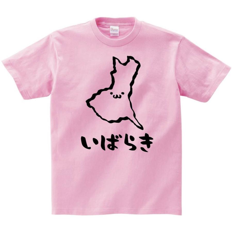 いばらき 茨城県 都道府県 地図 筆絵 イラスト 半袖tシャツ Jp008ht サモエスキー 通販 Yahoo ショッピング