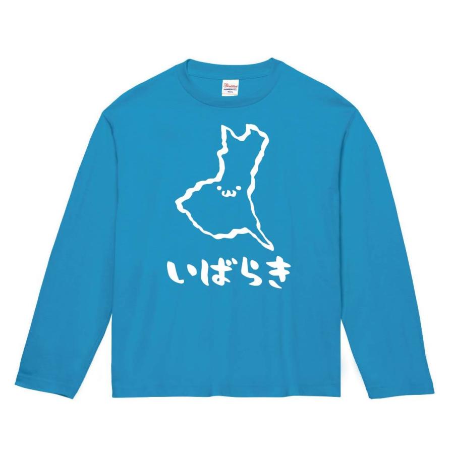 いばらき 茨城県 都道府県 地図 筆絵 イラスト 長袖tシャツ Jp008nt サモエスキー 通販 Yahoo ショッピング