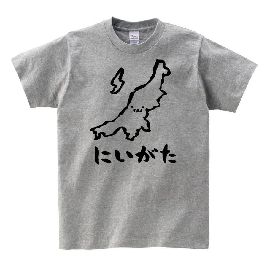 にいがた 新潟県 都道府県 地図 筆絵 イラスト 半袖tシャツ Jp015ht サモエスキー 通販 Yahoo ショッピング