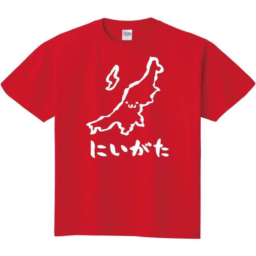 にいがた 新潟県 都道府県 地図 筆絵 イラスト 半袖tシャツ Jp015ht サモエスキー 通販 Yahoo ショッピング