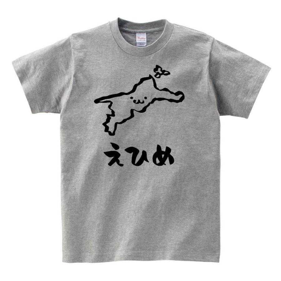 えひめ 愛媛県 都道府県 地図 筆絵 イラスト 半袖tシャツ Jp038ht サモエスキー 通販 Yahoo ショッピング