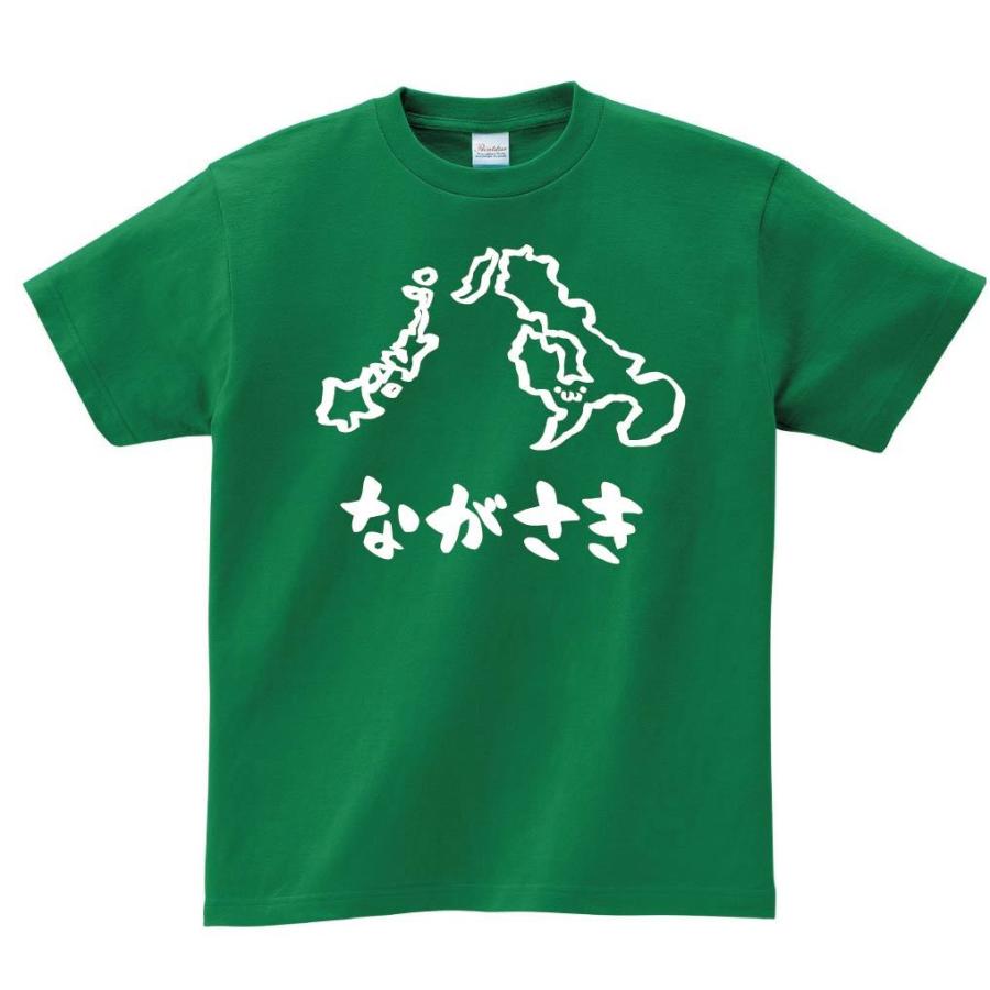 ながさき 長崎県 都道府県 地図 筆絵 イラスト 半袖tシャツ Jp042ht サモエスキー 通販 Yahoo ショッピング