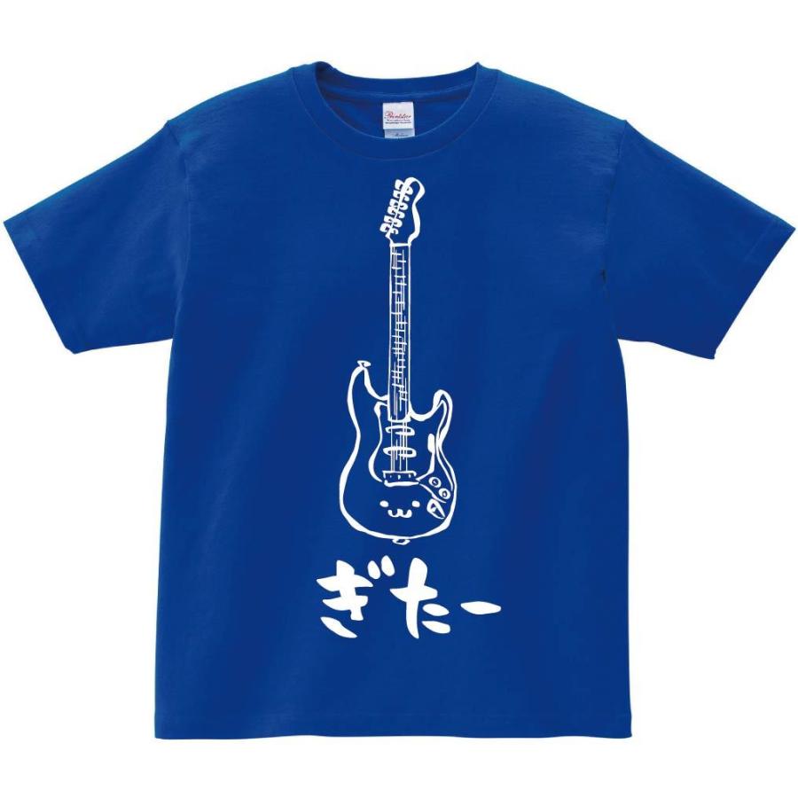 ぎたー　エレキ　ギター　ギタリスト　バンド　楽器　筆絵　イラスト　半袖Tシャツ｜samoeskey｜08