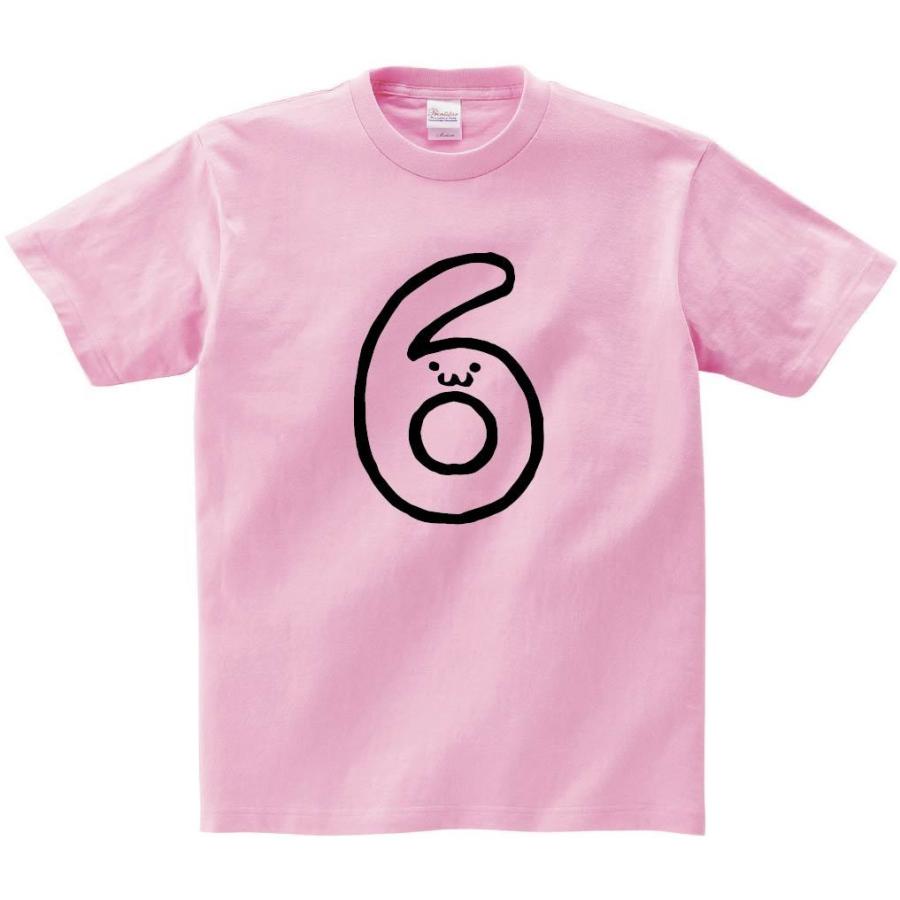 ６ ろく 六 Six 数字 ナンバー 記号 文字 筆絵 イラスト 半袖tシャツ Nu006ht サモエスキー 通販 Yahoo ショッピング