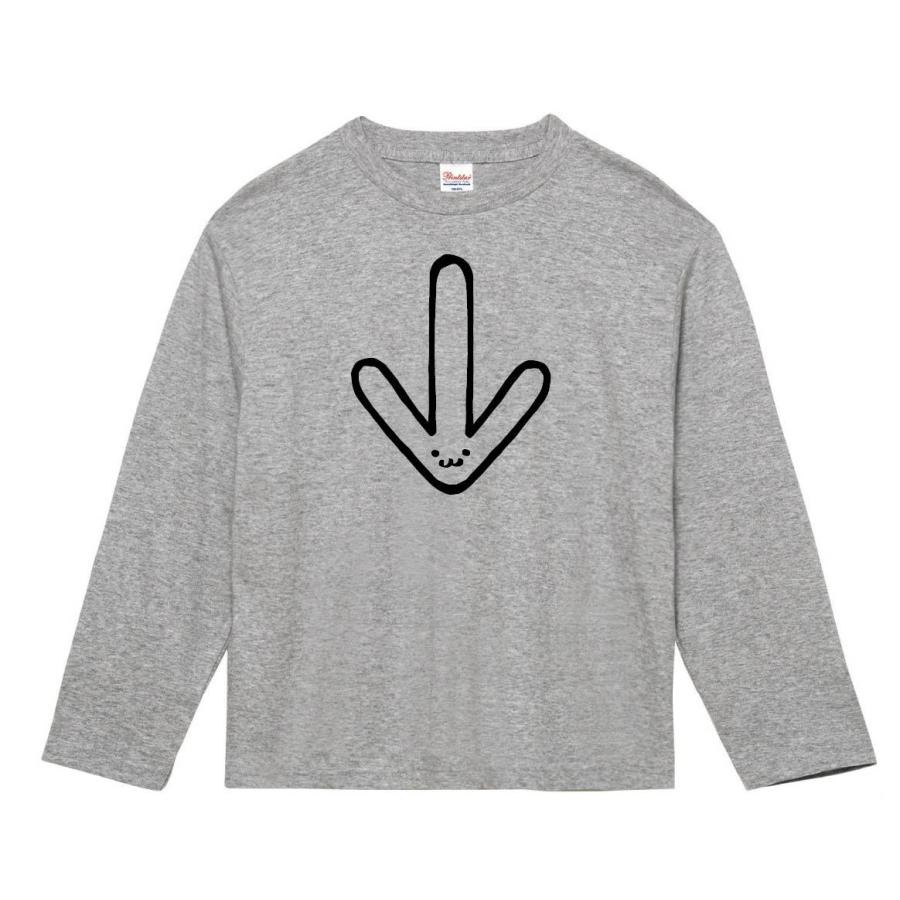 した 下 矢印 記号 文字 筆絵 イラスト 長袖tシャツ Nu210nt サモエスキー 通販 Yahoo ショッピング