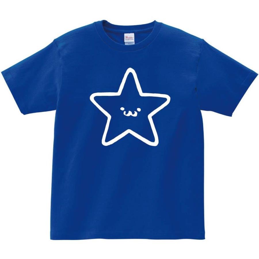 ☆ ほし 星 スター 記号 図形 筆絵 イラスト 半袖Tシャツ : nu215ht 