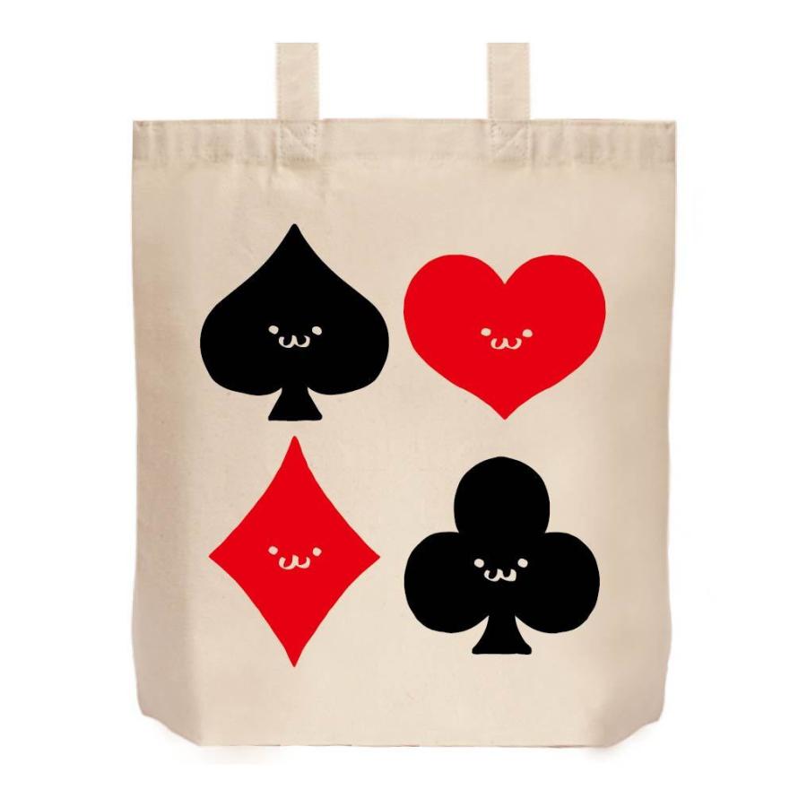 スペード ハート ダイヤ クラブ トランプ 記号 図形 筆絵 イラスト トートバッグ Nu225tb サモエスキー 通販 Yahoo ショッピング