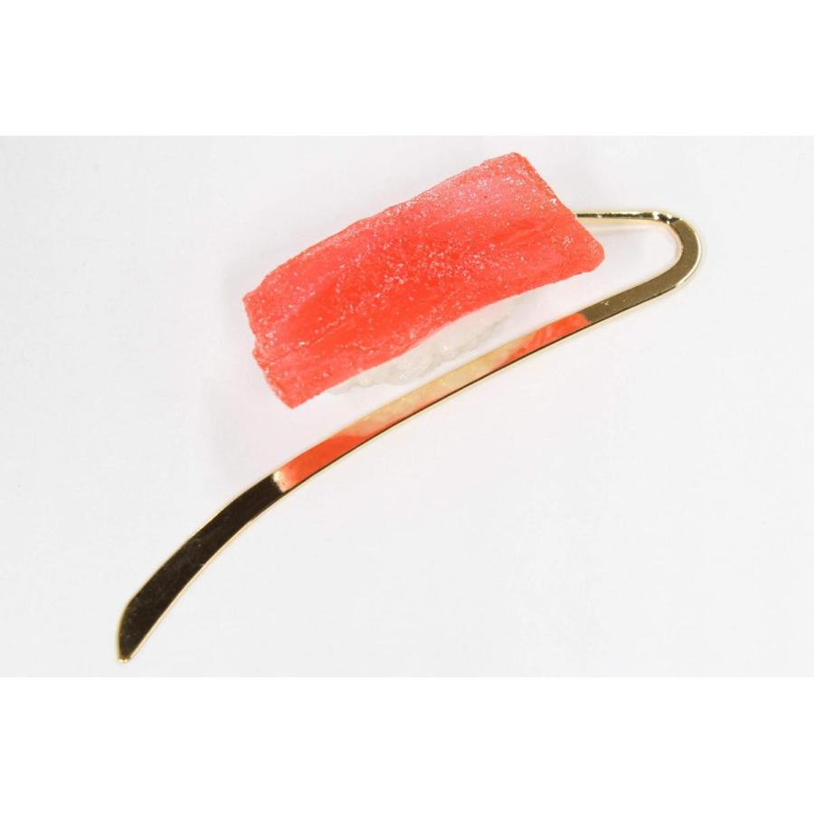 食品サンプル 寿司 しおり ブックマーク 読書 本 (まぐろ) | 