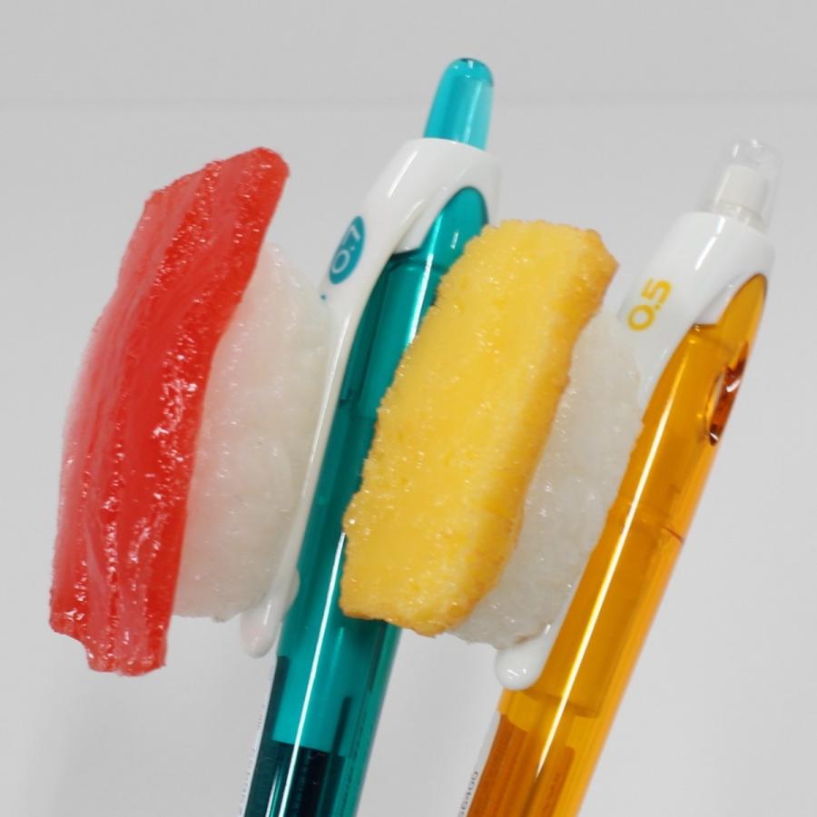 食品サンプル 寿司ペン2本セット (ボールペンまぐろ・シャーペンたまご) | 