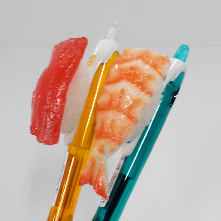 食品サンプル 寿司ペン2本セット (まぐろシャーペン・えびボールペン) | 