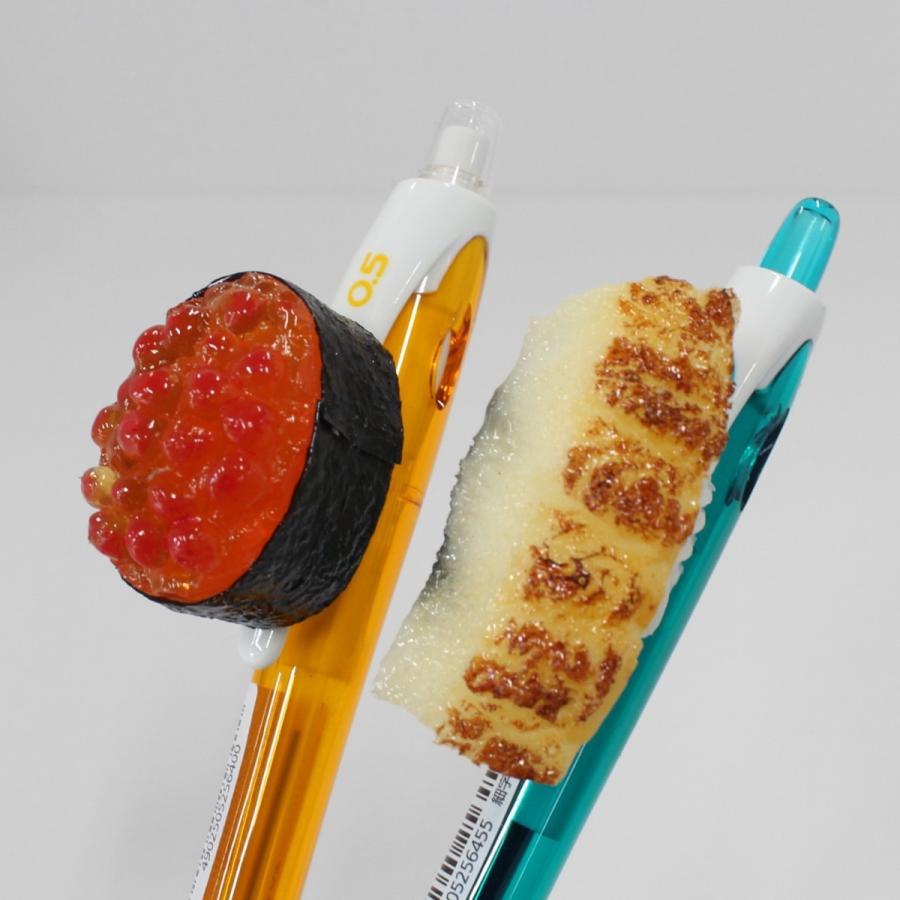 食品サンプル 寿司ペン2本セット (いくらシャーペン・穴子ボールペン) | 