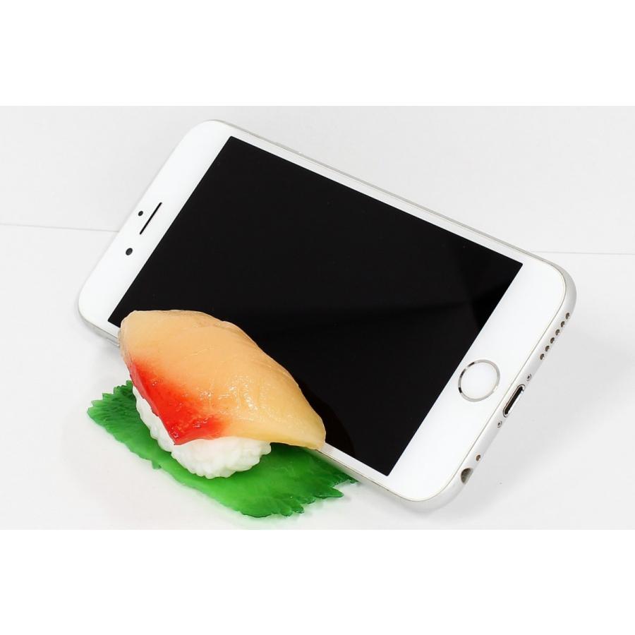 食品サンプル スマートフォンスタンド 寿司 ハマチ スマホ スタンド
